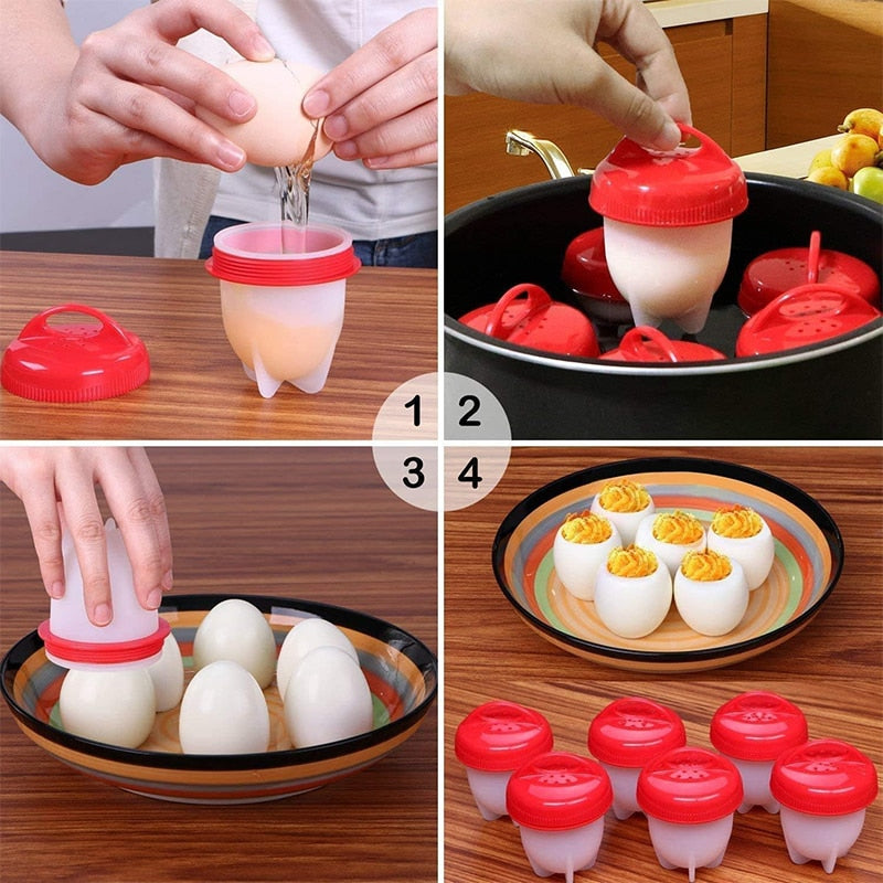 BRILLCOOK™ BPA Free Mini Egg Cookers  (3/6 Pcs Set)