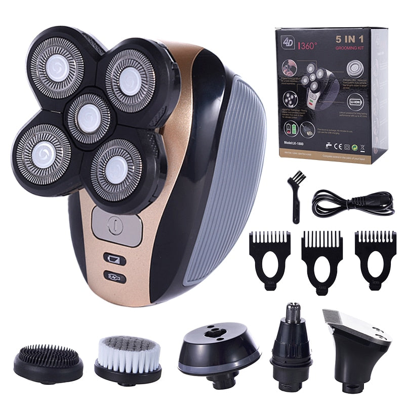 BRILLSHAVE™ (5 IN 1 Multifunctional 4D Shaver and Massager Kit)