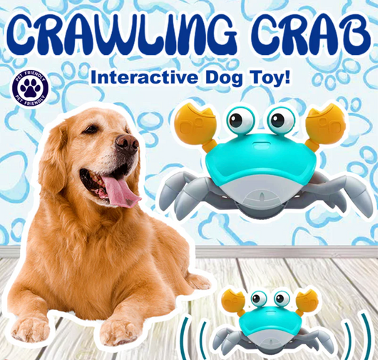 Crawling Crab™ - Interactive Dog Toy (Motion Sensored)