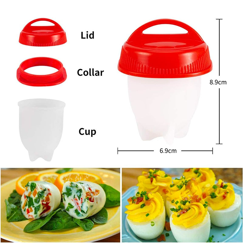 BRILLCOOK™ BPA Free Mini Egg Cookers  (3/6 Pcs Set)