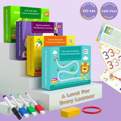 ScribbleSmart™ Reusable Workbook for Kids