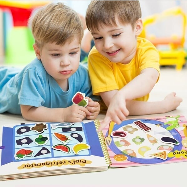 BrainBook™ Toddler Learning Sticker Book