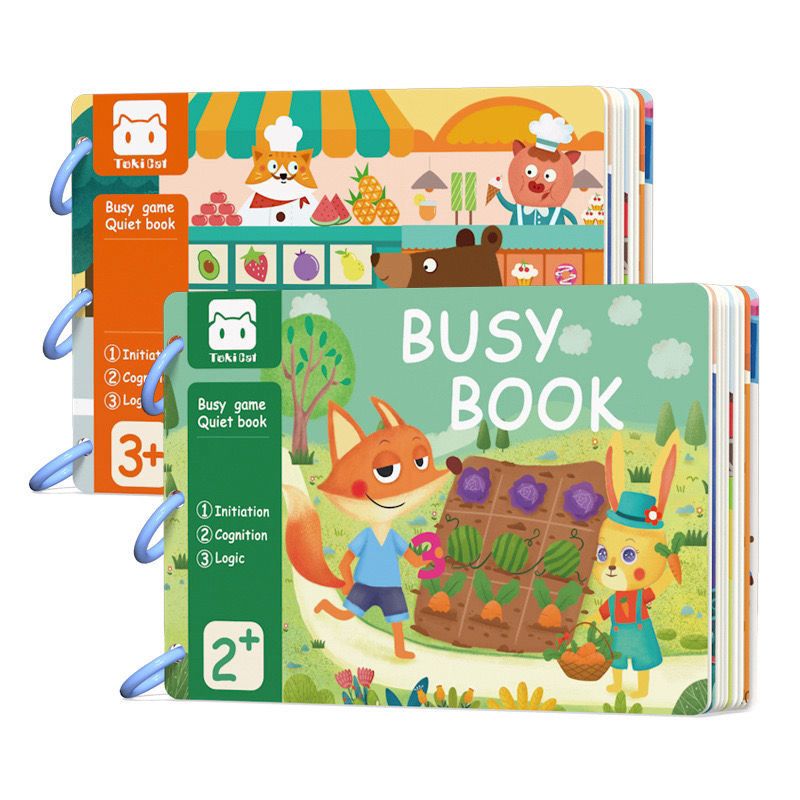 BrainBook™ Toddler Learning Sticker Book