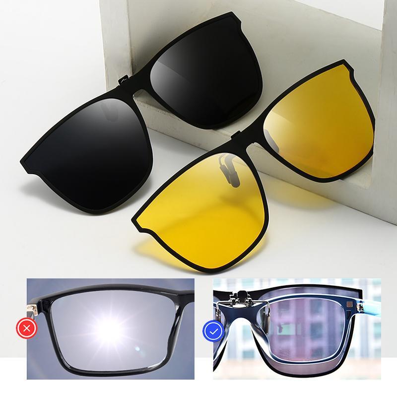 SunShade™ Polarised Clip-on Flip Up Sunglasses