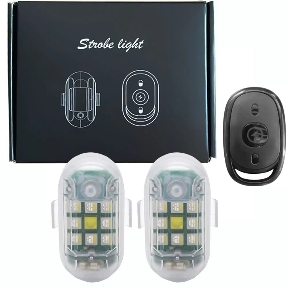 Beacon Blaze: LED Strobe Light for Vehicles (Set Of 2)