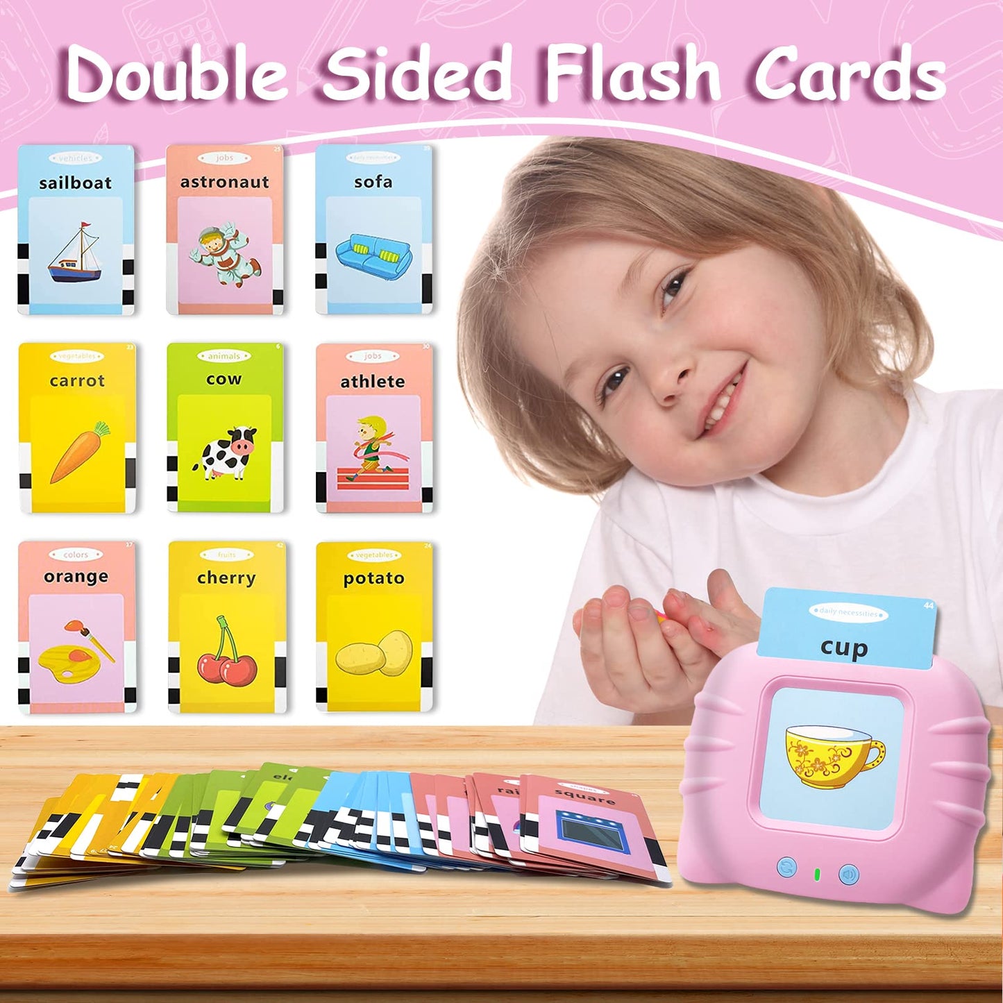 Talking Flash Cards Educational Toys