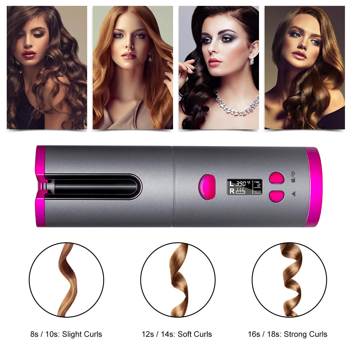 BRILL™ Cordless Automatic Hair Curler