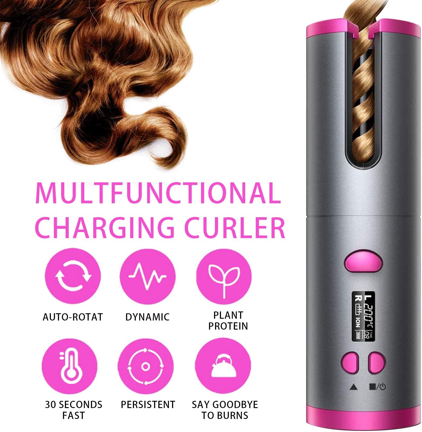 BRILL™ Cordless Automatic Hair Curler