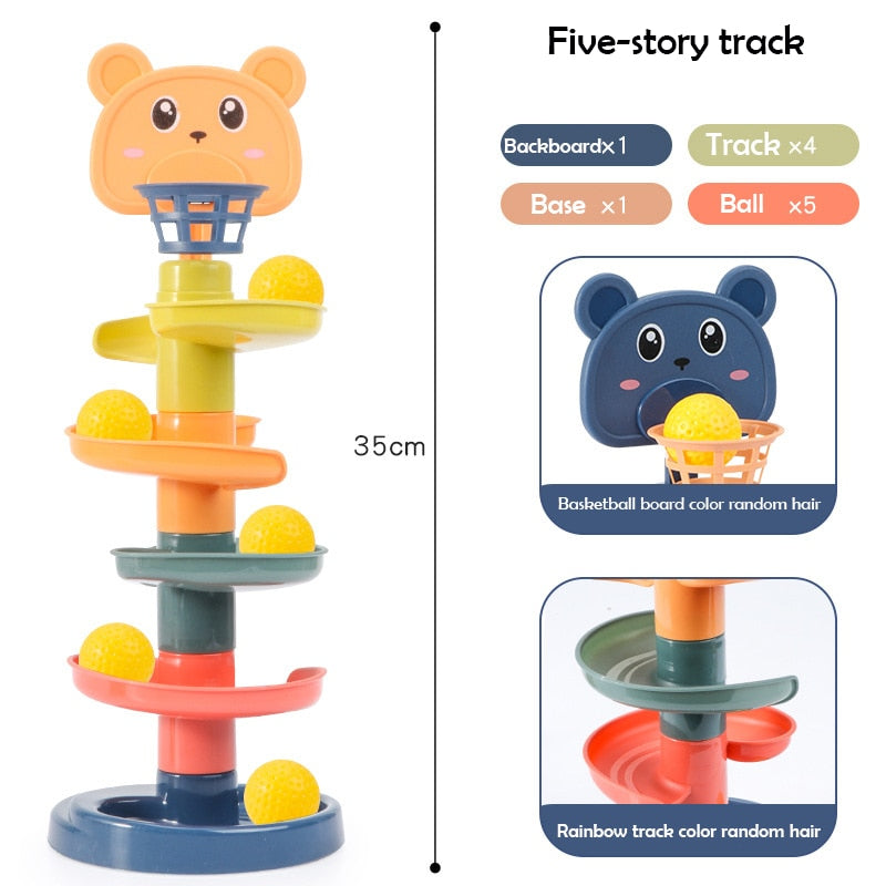 Baby Toys Rolling Ball Tower