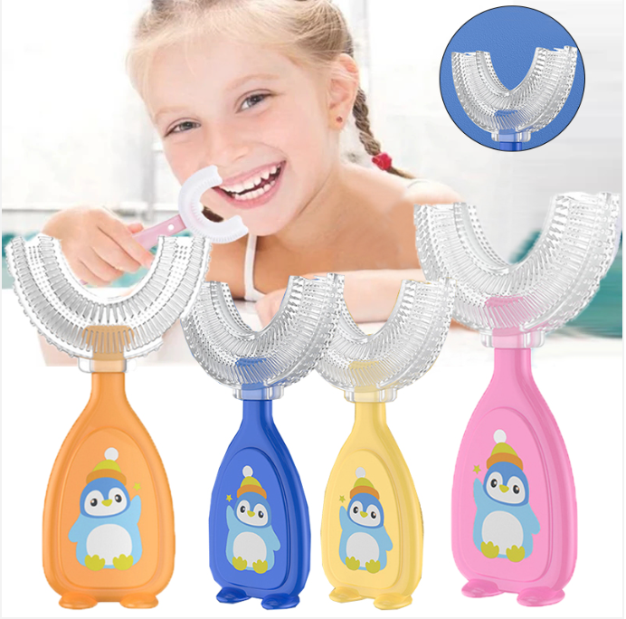 BRILL™ Kids  U-Shaped 360-Degree Toothbrush (SET OF 2 BRUSH)