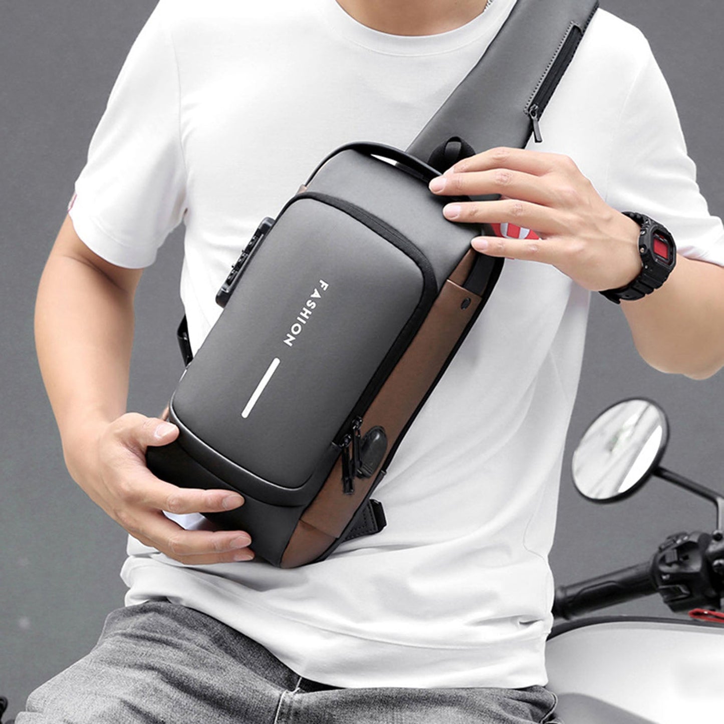 Brill™ Anti-theft Sling Shoulder Bag (With USB Charging)