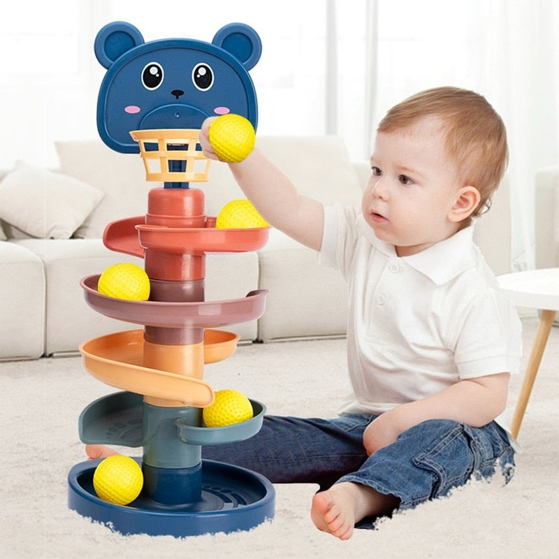 Baby Toys Rolling Ball Tower