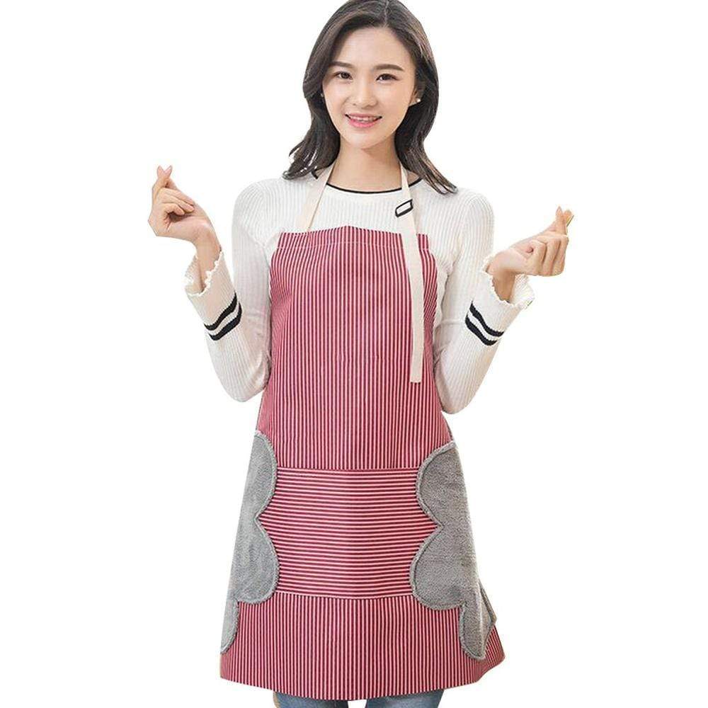 Aprons Waterproof Stain Erasable Apron Red - DiyosWorld