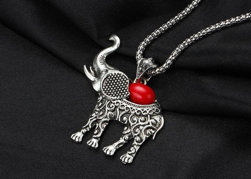 Bohemian Style Elephant Shape Necklace/Bracelet/Earring Set - DiyosWorld