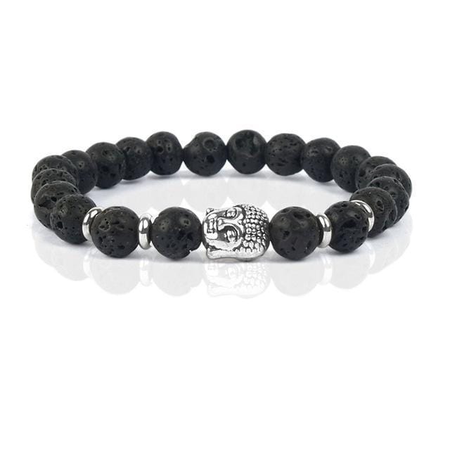 Buddha Natural Stone Couple Bead Bracelets - 2 Pcs - DiyosWorld