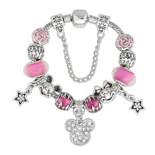 cartoon DIYOS™ Charm Bracelet PINK / 18cm - DiyosWorld