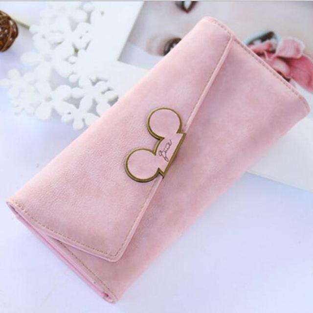 cartoon Cool Cartoon Character Wallet Pink - DiyosWorld