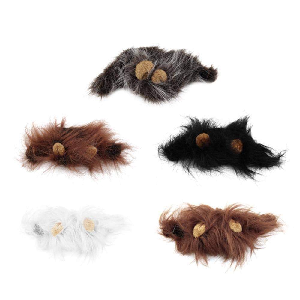 Cat Clothing Soft Pet Cat Dog Wig With Ears - DiyosWorld