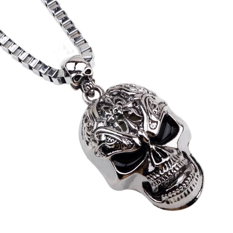 Chain Necklaces Skull Long Chain Necklace - DiyosWorld