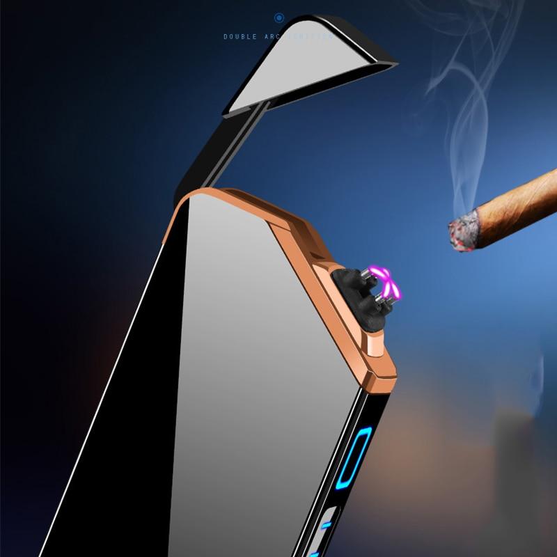 Cigarette Accessories WIND PROOF Dual ARC Electric Lighter (USB Rechargeable) - DiyosWorld