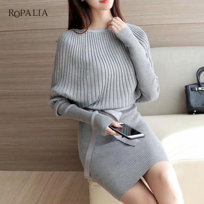 Dresses Bodycon Sweater Dress - DiyosWorld