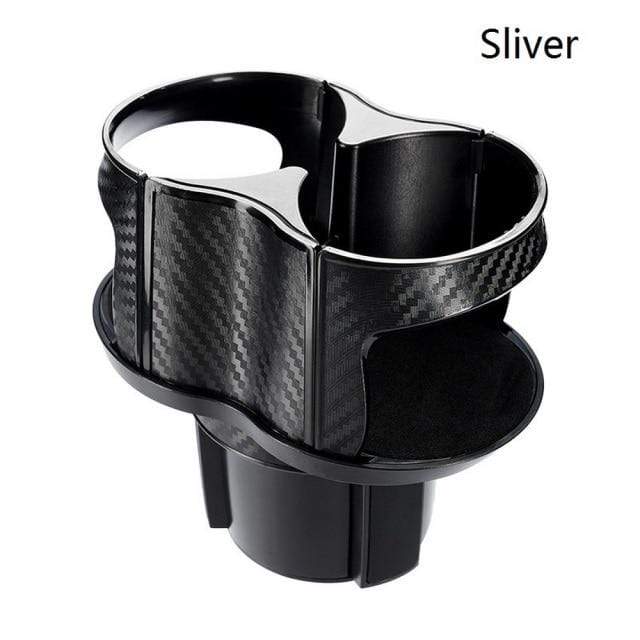 Drinks Holders 4 in 1 Multifunctional Cup Holder (Universal) Carbon sliver - DiyosWorld