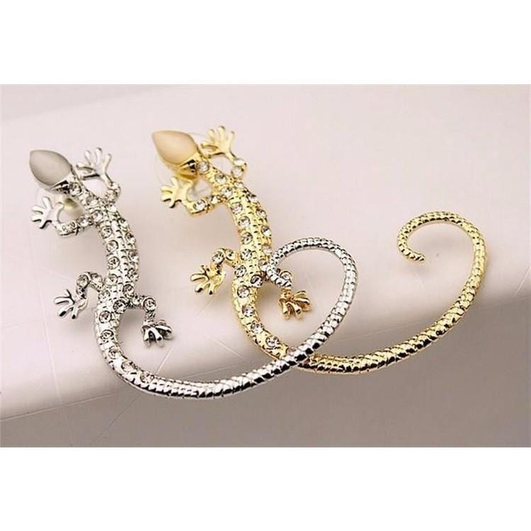 Earring Rhinestone Ear Cuff Lizard Stud Earring - DiyosWorld