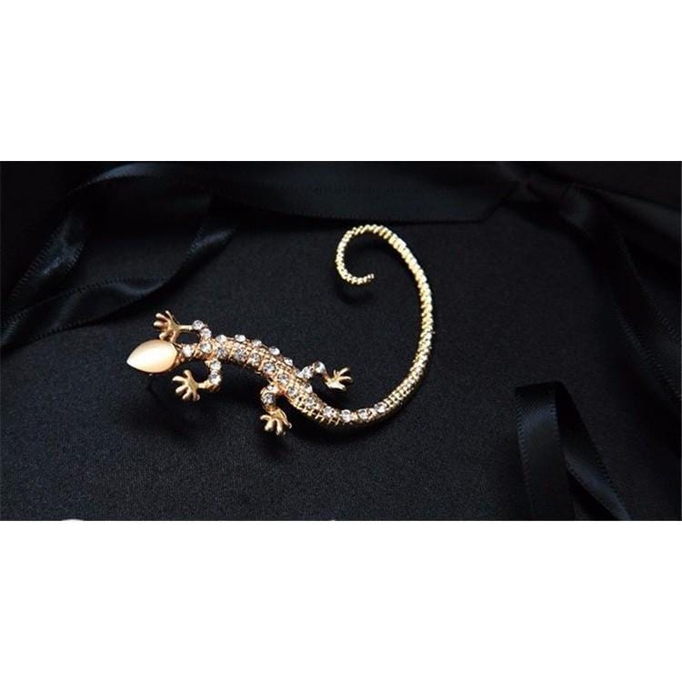 Earring Rhinestone Ear Cuff Lizard Stud Earring - DiyosWorld