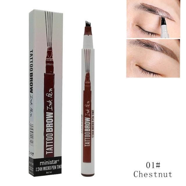 Eyebrow Enhancers 4 Point Unique Eyebrow Pen - DiyosWorld