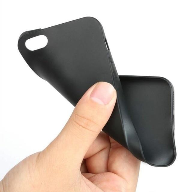 Fitted Cases Soft TPU Silicone Cases for iPhones Black TPU / For iPhone 5 5S SE - DiyosWorld