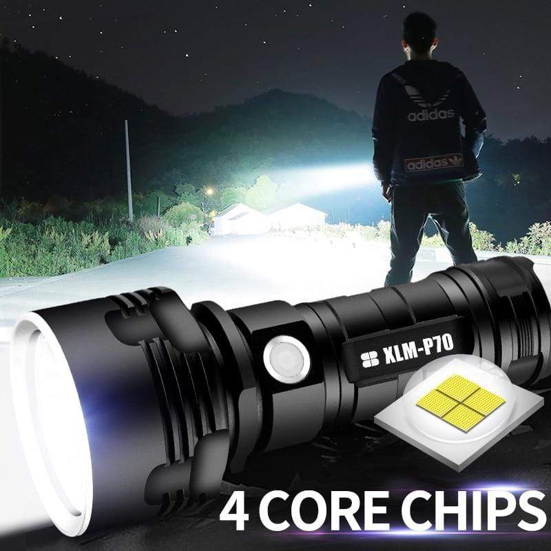 Flashlights & Torches Super Powerful Rechargeable LED Flashlight Tactical Torch - DiyosWorld