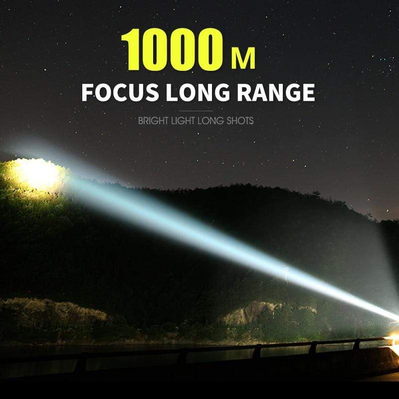 Flashlights & Torches Super Powerful Rechargeable LED Flashlight Tactical Torch - DiyosWorld