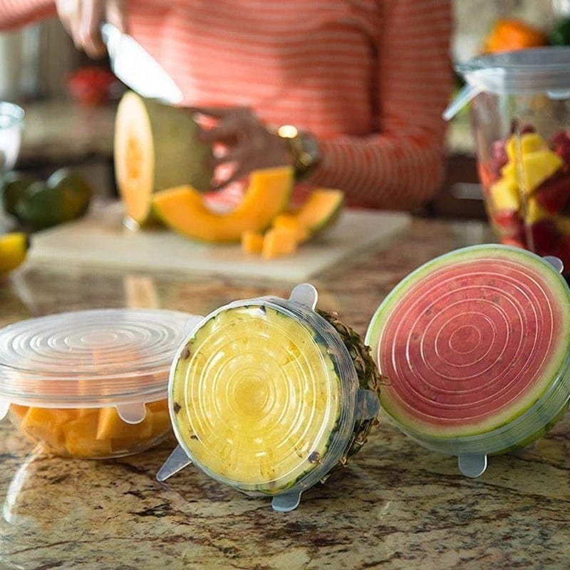 Food Covers STRETCH & SEAL Silicone Lids - DiyosWorld