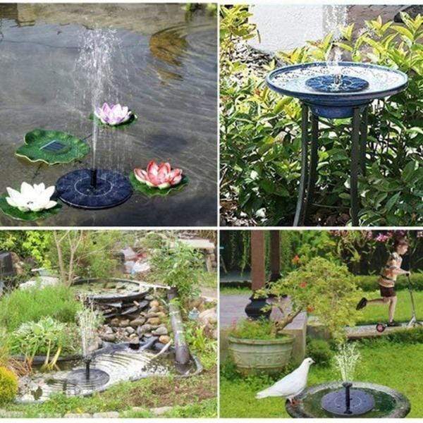 Fountains & Bird Baths [SMALLER SIZE 13CMS] DIYOS™ Premium Solar Fountain - DiyosWorld