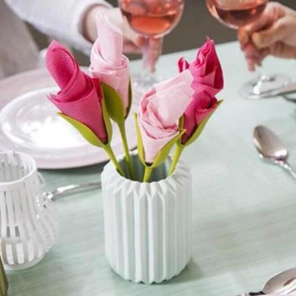 Home Diyos™ DIY Flower Shape Napkin Holder [ 8 PCS Set] - DiyosWorld