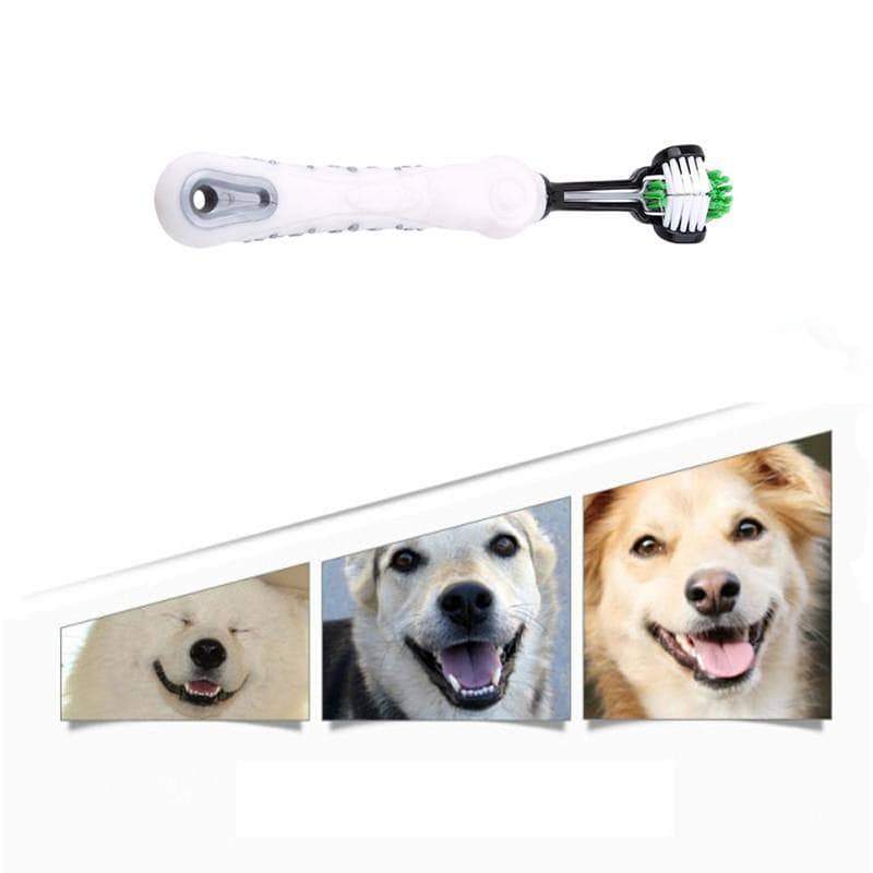 Home Three Sided Pet Toothbrush - DiyosWorld