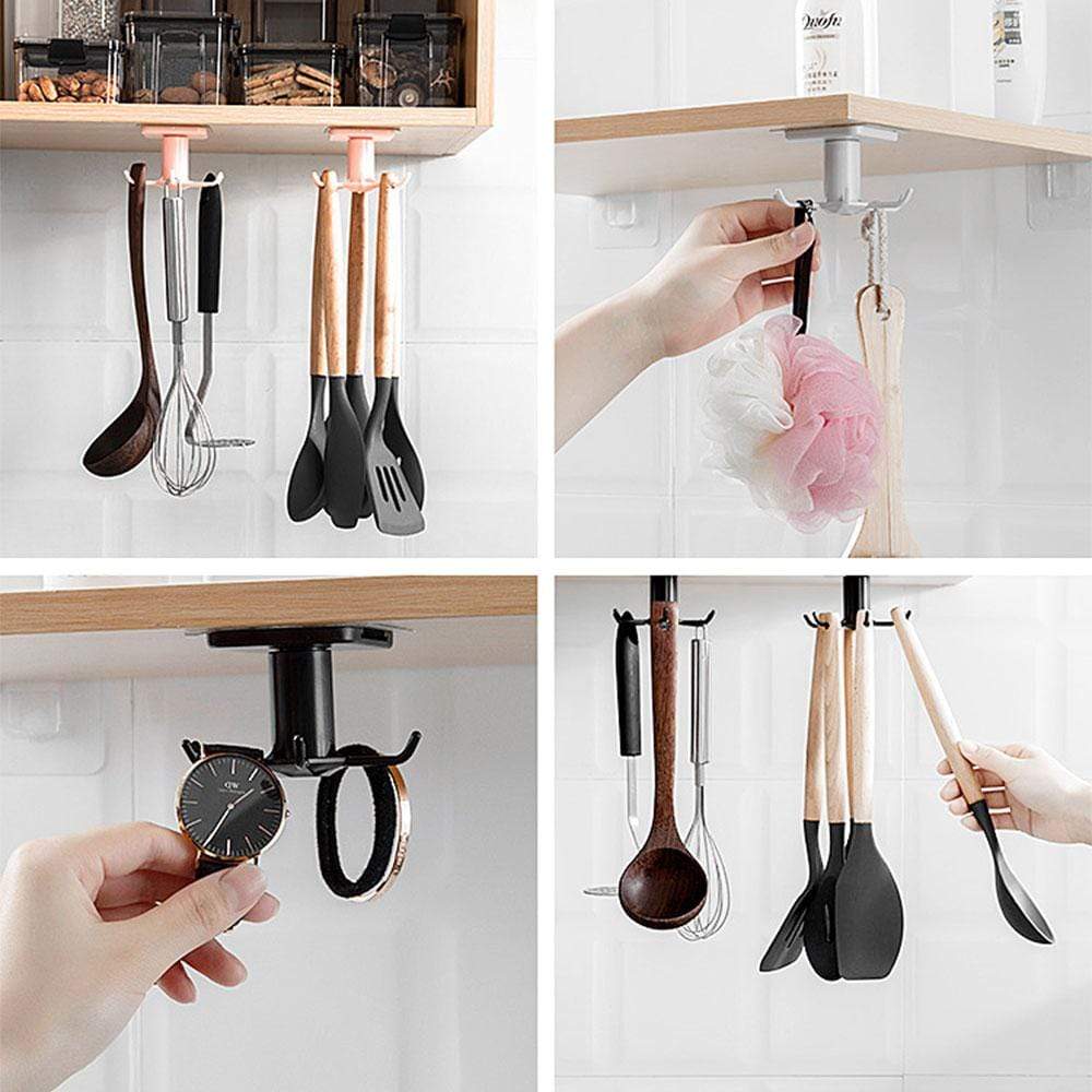 Hooks & Rails 360 Degrees Rotated Kitchen Hooks - DiyosWorld