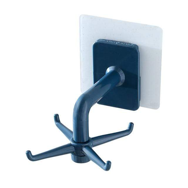 Hooks & Rails 360 Degrees Rotated Kitchen Hooks blue-Style 2 - DiyosWorld