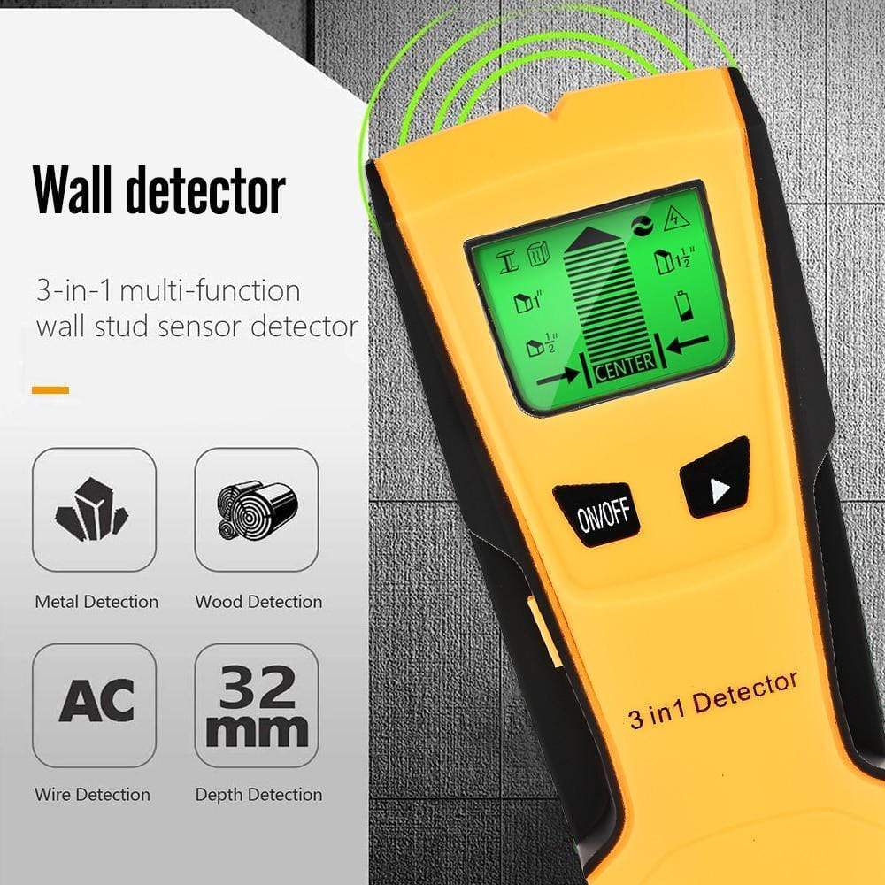 Industrial Metal Detectors 3 In 1 Metal & Stud Detector - DiyosWorld