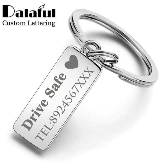 Key Chains Custom Engraved Antilost Keychain - DiyosWorld