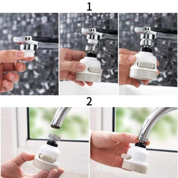 Kitchen Faucet Accessories Super Faucet™ Water Saver 360° Faucet Head - DiyosWorld