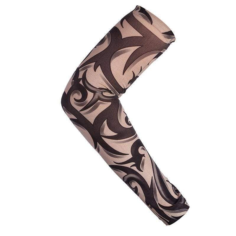 Men's Arm Warmers UV Protection Cool Tattoo Sleeve - DiyosWorld