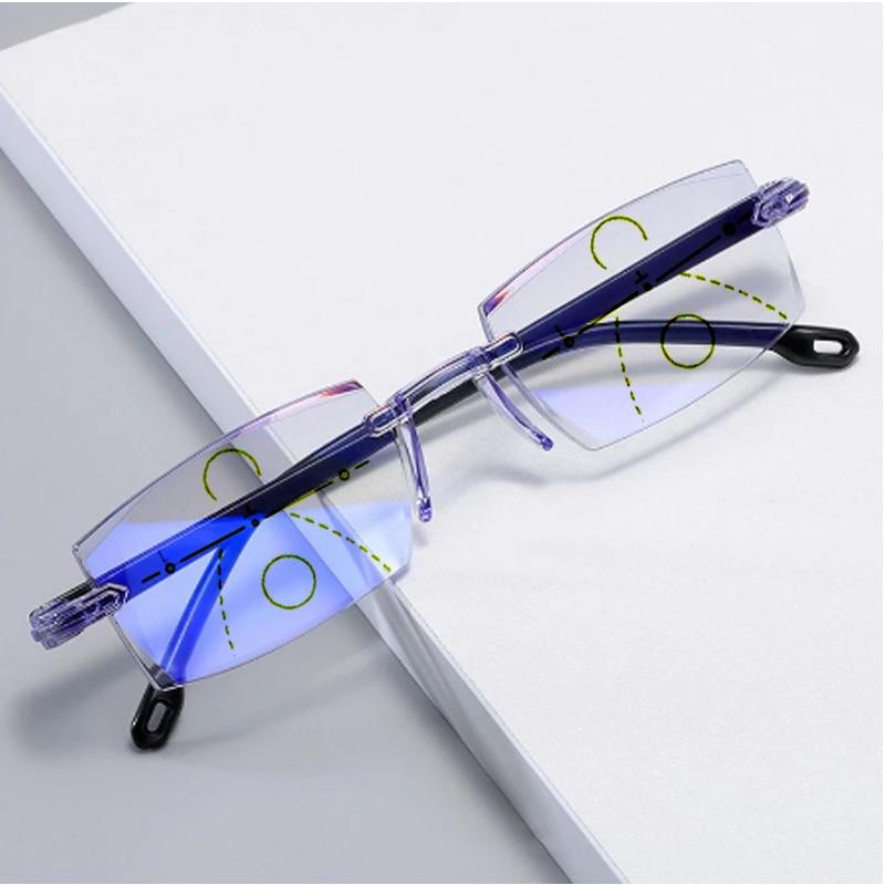 Men's Reading Glasses PROSPECS ™ Anti Blue Ray Dual Use Glasses - DiyosWorld