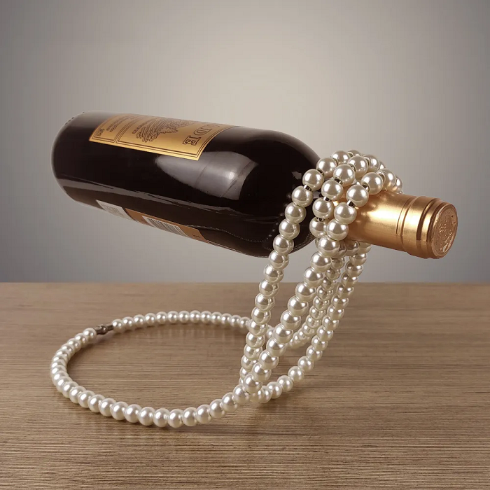 BRILL™ PEARL NECKLACE LUXURY WINE HOLDER