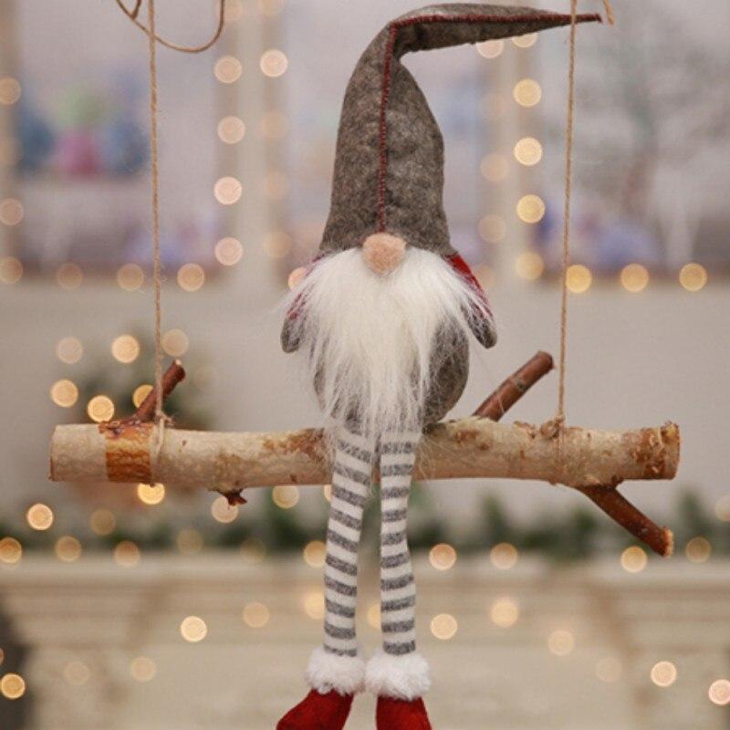 Pendant & Drop Ornaments Gnome Santa [BUY 2 GET 1 FREE] Grey with Red Shoes - DiyosWorld