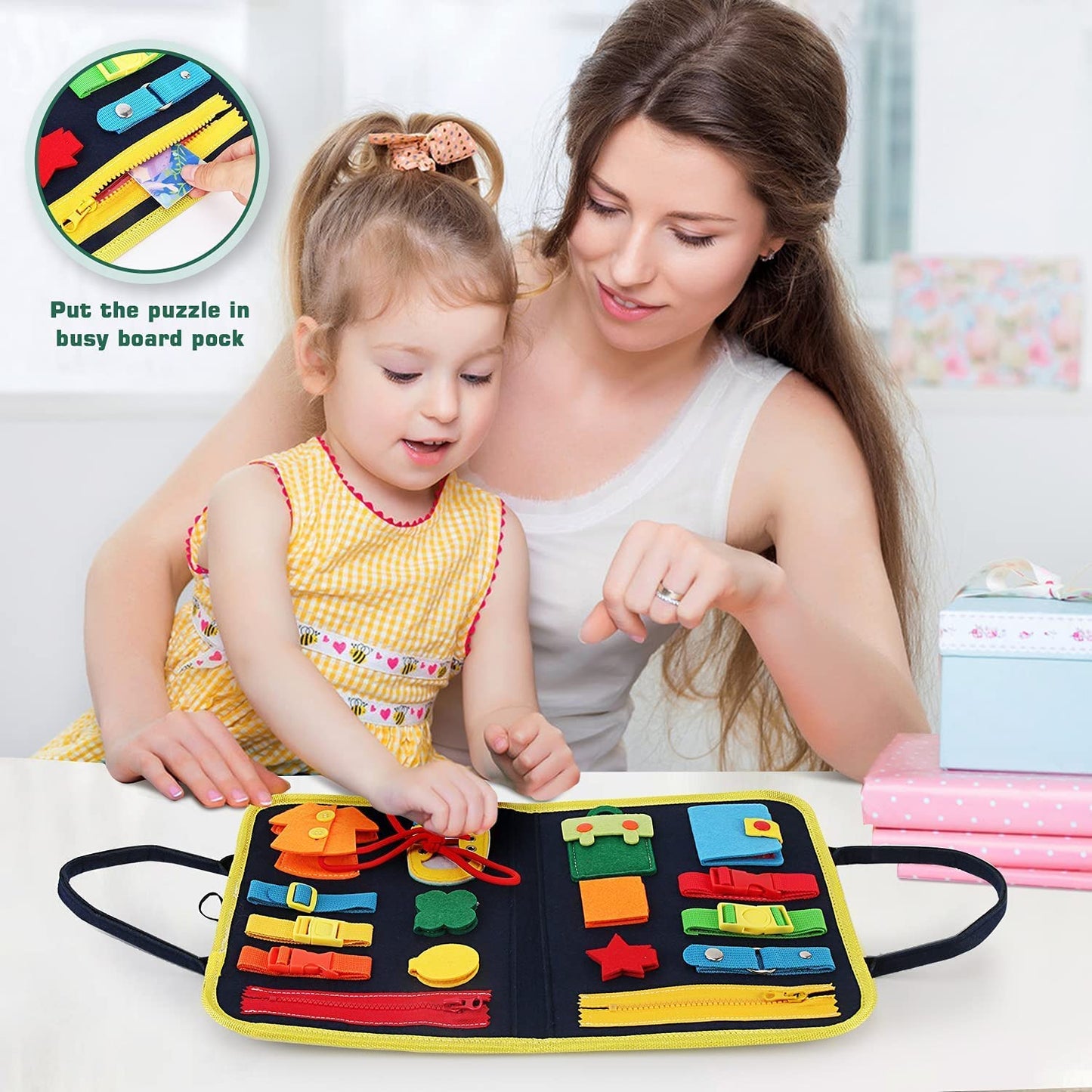 Brill Kids™ Montessori Sensory Board