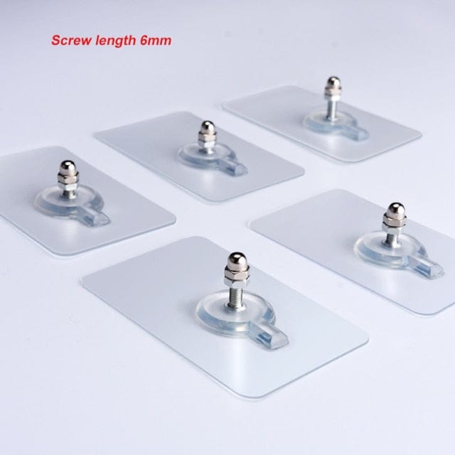 10pcs/set Screw Stickers Hooks