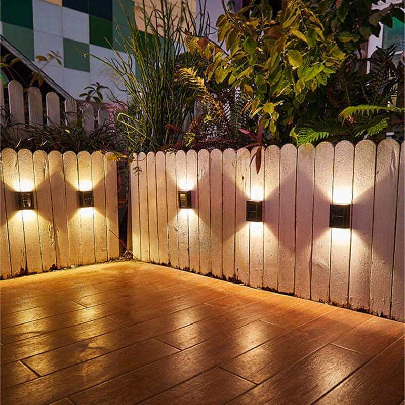 SolaBright - Waterproof Solar Powered Outdoor Patio Wall Decor Light