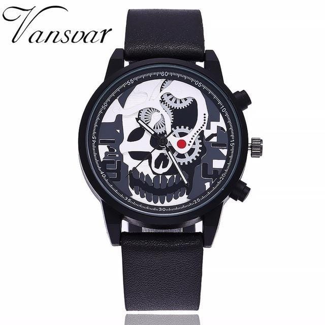 Quartz Watches Skeleton Skull Quartz Watch black - DiyosWorld