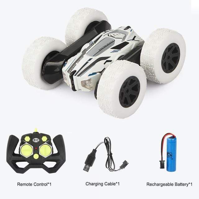 RC Cars DIYOS™ 360° RC Stunt Car White - DiyosWorld